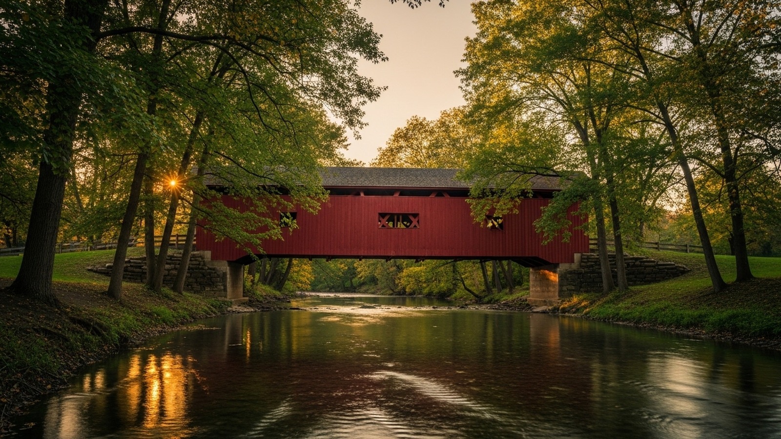 Avon, Indiana — golden-hour skyline / signature landmark