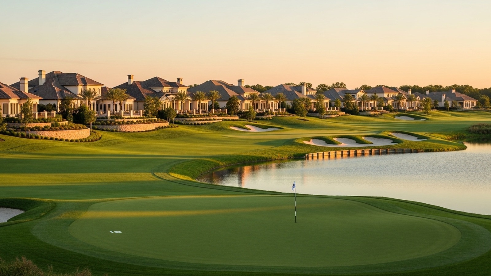 Bridgewater Carmel, Indiana — golden-hour skyline / signature landmark