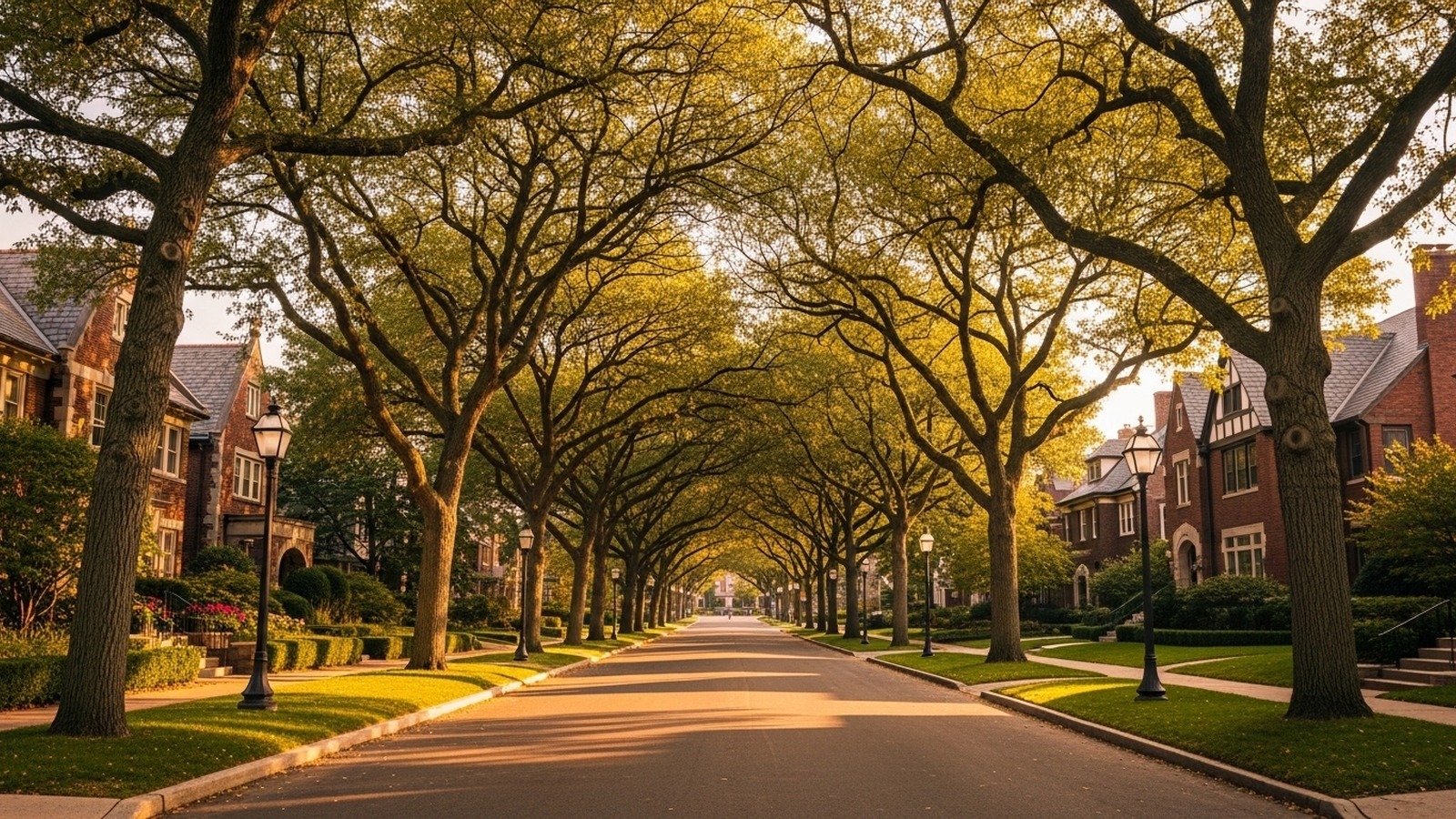 Meridian Kessler, Indiana — golden-hour skyline / signature landmark