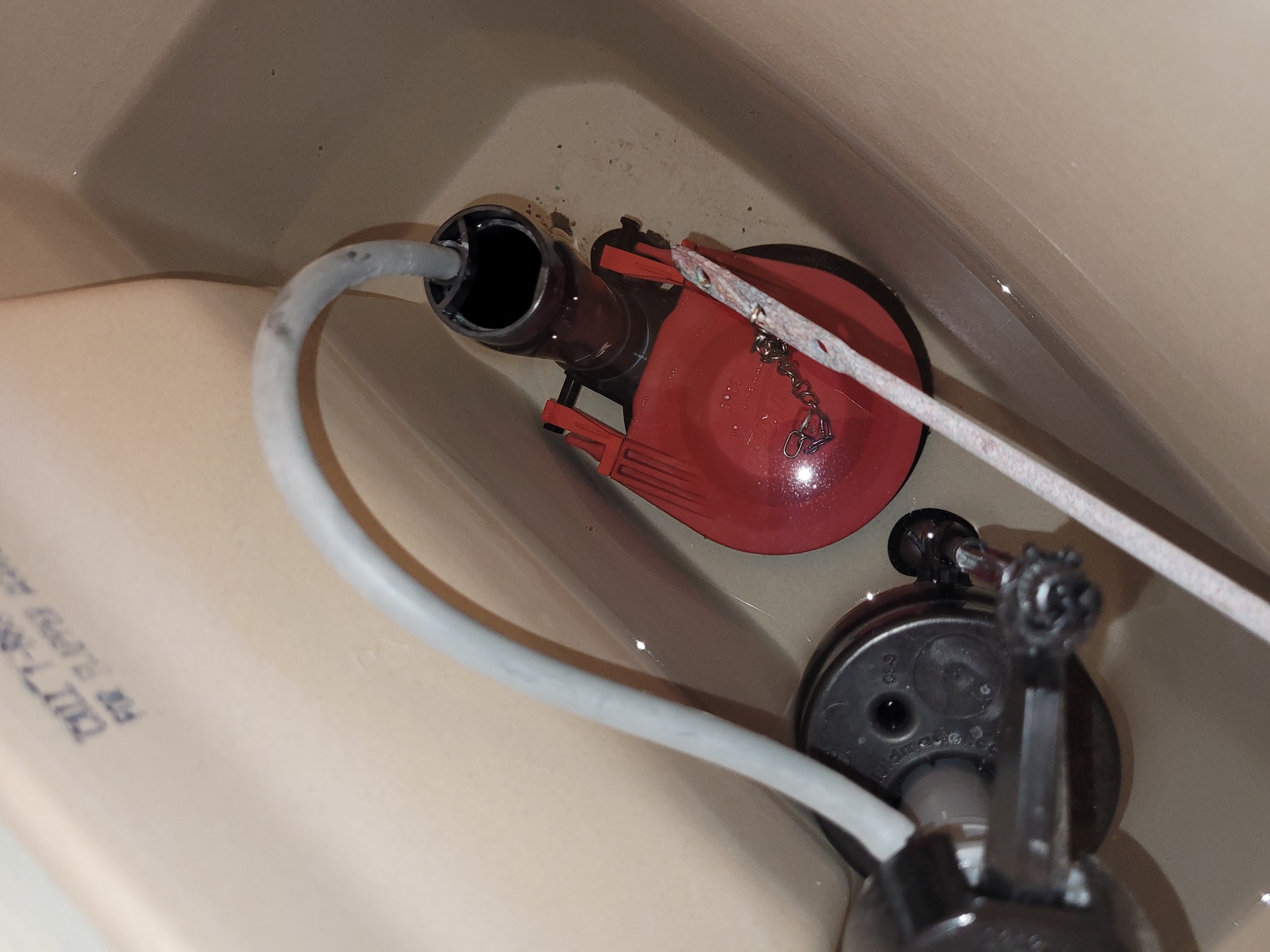 Toilet repair complete — Greenwood, Indiana
